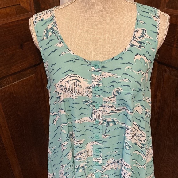 Style & Co sleeveless button-down blouse - Picture 2 of 10